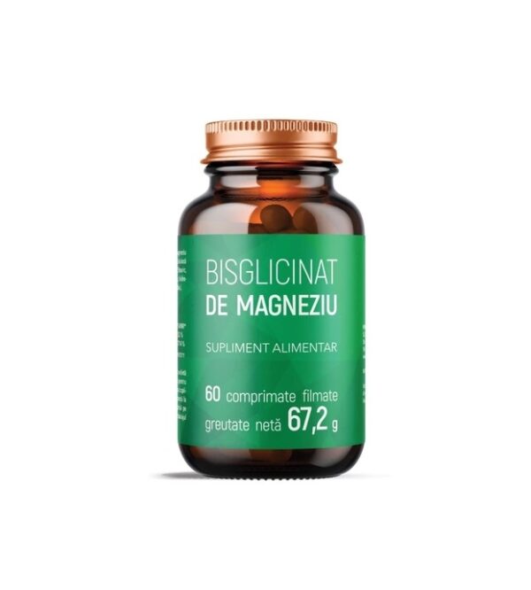 Magneziu Bisglicinat, 60 Comprimate Filmate, Remedia