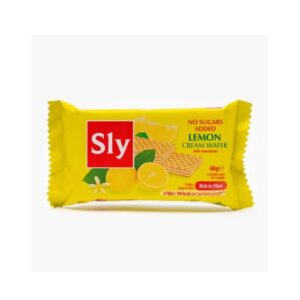 Napolitane cu Crema de Lamaie, Fara Zahar, 40 g, Sly Nutritia