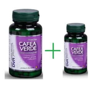 Pachet Cafea Verde, 60 + 30 Capsule, DVR Pharm