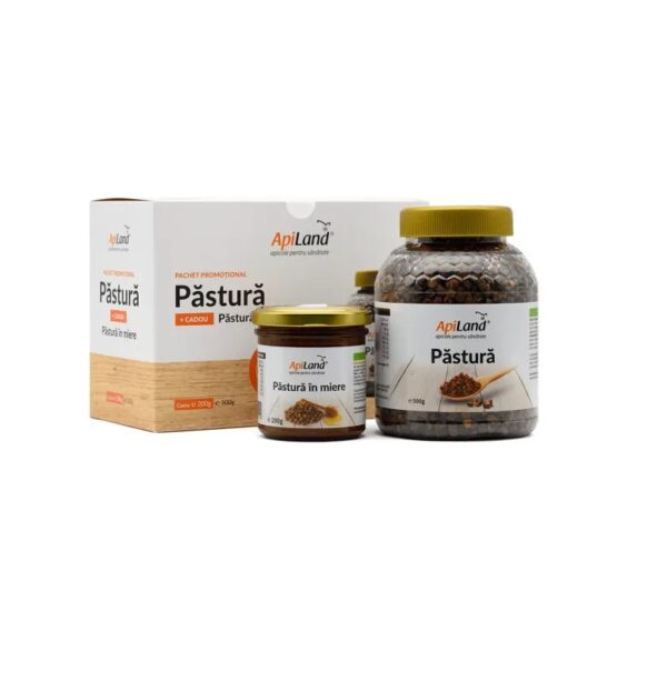 pachet-pastura-500g-pastura-in-miere-200g-apiland-O34891-farmacia-morpheus Pachet Păstură 500g + Păstură în Miere 200g, Apiland