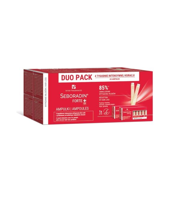Pachet Tratament Impotriva Caderii Parului Forte, 14 Fiole x 5.5 ml, Seboradin