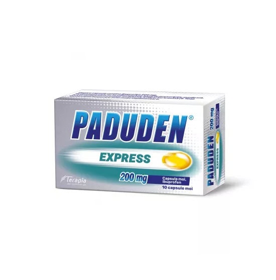Paduden Express, 200 mg, 10 Capsule Moi, Terapia
