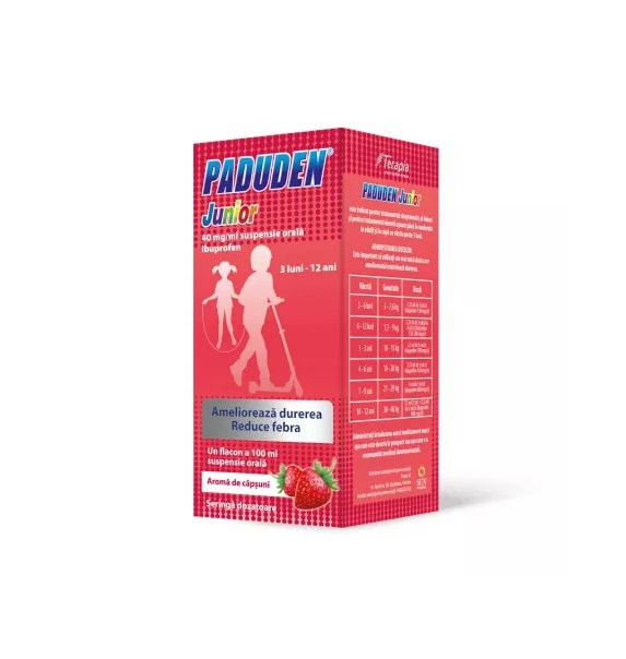 Paduden Junior, 40 mg/ml Suspensie Orală, 100 ml, Terapia