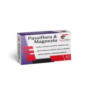 Passiflora & Magneziu, 40 Capsule, FarmaClass