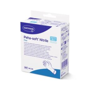 Peha Soft Fino, Manusi de Examinare Albastre din Nitril, Marimea S, 10 Bucati, Hartmann
