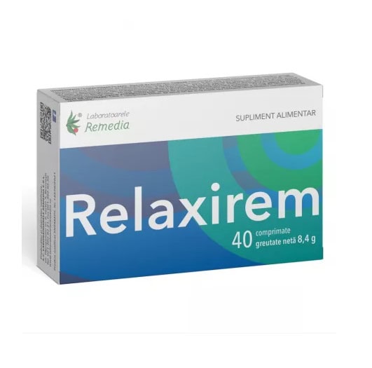 NOU Relaxirem, 40 Comprimate, Remedia