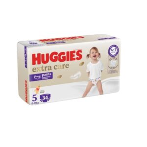 Scutece Pants Nr.5 Extra Care, 12-17 kg, 34 Bucati, Huggies