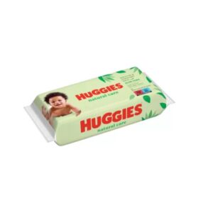 Servetele Umede cu Aloe Vera Natural Care, 56 Bucati, Huggies