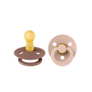 set-2-suzete-cu-tetina-anatomica-colour-latex-0-luni-blush-woodstock-bibs-O34894-farmacia-morpheus Set 2 Suzete cu Tetina Anatomica Colour Latex, 0 Luni, Blush/Woodstock, BIBS