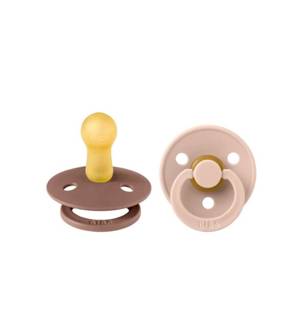 set-2-suzete-cu-tetina-anatomica-colour-latex-0-luni-blush-woodstock-bibs-O34894-farmacia-morpheus Set 2 Suzete cu Tetina Anatomica Colour Latex, 0 Luni, Blush/Woodstock, BIBS