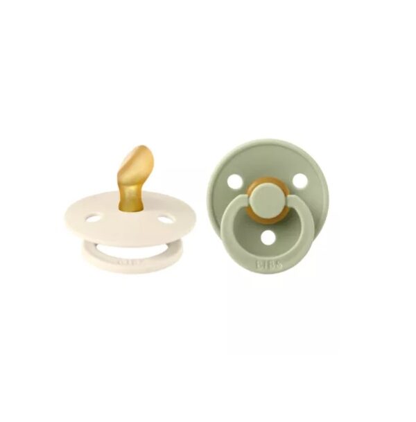 set-2-suzete-cu-tetina-anatomica-colour-latex-0-luni-sage-ivory-bibs-O34895-farmacia-morpheus Set 2 Suzete cu Tetina Anatomica Colour Latex, 0 Luni, Sage/Ivory, BIBS