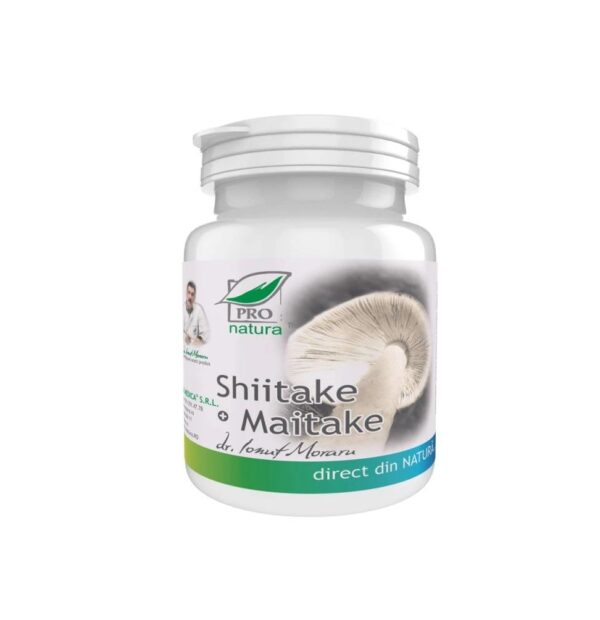 Shiitake si Maitake, 60 Capsule, Pro Natura