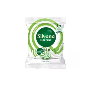 Silvana Dropsuri cu Stevie, Menta si Frisca, 60g, Kandia