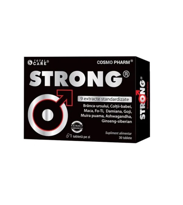 Strong Supliment pentru Potenta, 30 Tablete, Cosmopharm