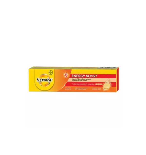 Supradyn Energy Boost, 15 Comprimate Efervescente, Bayer