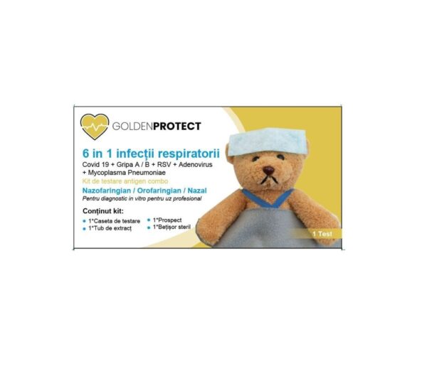 Test Rapid Infectii Respiratorii 6 in 1, GoldenProtect