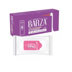 Test Sarcina Barza Ultrasensibil Caseta + Cadou Servetele Intime cu Bicarbonat de Sodiu, Barza