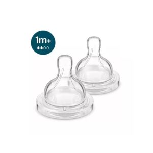 Tetina Anti-Colici, 1 Luna+, Debit 2, 2 Bucati, SCY762/02, Philips Avent