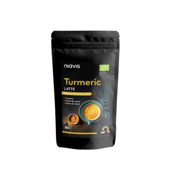 Turmeric Latte Pulbere Eco, 150 g, Niavis