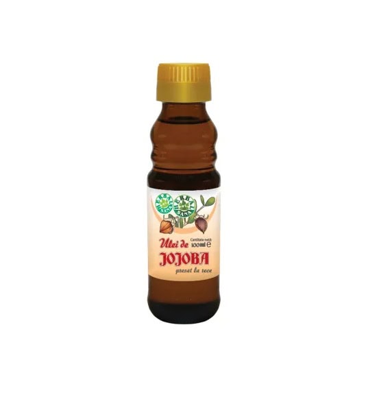Ulei de Jojoba Presat la Rece, 100 ml, Herbavit