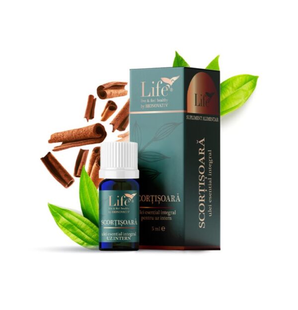 Ulei Esențial Integral de Scortisoara Pentru Relaxare, 5 ml, Bionovativ Life