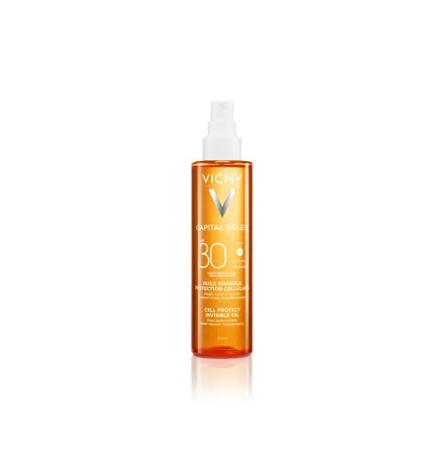 ulei-invizibil-cu-squalan-vitamina-e-si-spf30-capital-soleil-200-ml-vichy-O39879-farmacia-morpheus Ulei Invizibil cu Squalan, Vitamina E si SPF30 Capital Soleil, 200 ml, Vichy