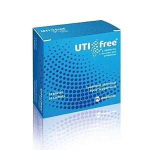 UTI Free - supliment pentru sănătatea tractului urinar, conține L-Metionină, acid L-Aminocaproic și.