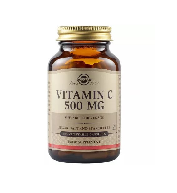 Vitamina C 500 mg, 100 Capsule, Solgar