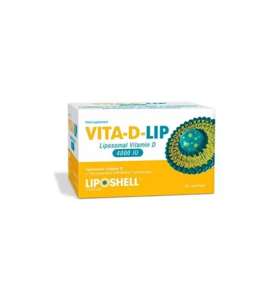 Vitamina D Lipozomala, 4000UI, 30 Plicuri, Liposhell