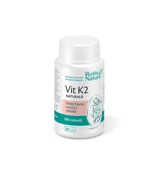 Vitamina K2 Naturala, 30 Capsule, Rotta Natura