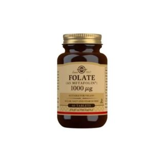 Acid Folic Folate 1000 μg, 60 Tablete, Solgar