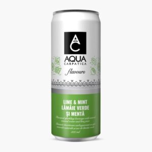 Apa Minerala cu Aroma de Lamaie Verde si Menta, 0.33l, Aqua Carpatica
