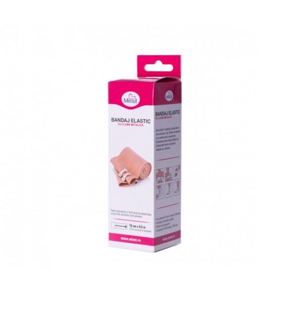 bandaj-elastic-cu-clema-metalica-15-cm-x-4-5-cm-minut-O09906-farmacia-morpheus Bandaj Elastic cu Clema Metalica, 15 cm x 4.5 cm, Minut