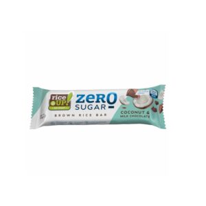 Baton din Orez Brun Fără Zahăr, Cocos si Ciocolata cu Lapte, 18 g, RiceUP!