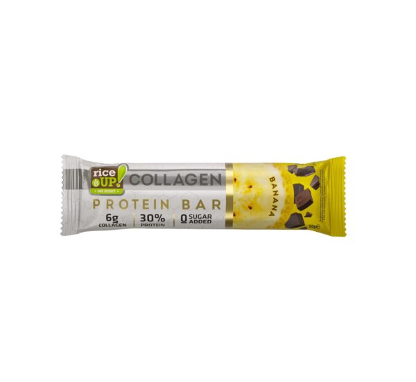Baton Proteic + Colagen, Gust de Banana, 50g, RiceUP!