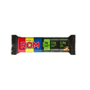 Baton Proteic cu Rom, Arahide si Ciocolata, 41g, ROM