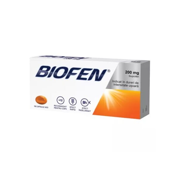 Biofen, 200 mg, 10 Capsule Moi, Biofarm