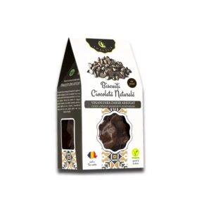 Biscuiti cu Ciocolata Naturala, 130 g, Hiper Ambrozia