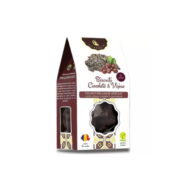biscuiti-cu-ciocolata-si-visine-130-g-hiper-ambrozia-O31281-farmacia-morpheus Biscuiti cu Ciocolata si Visine, 130 g, Hiper Ambrozia