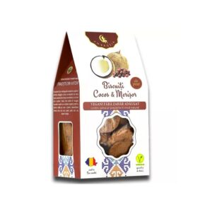 Biscuiti cu Cocos si Merisor, 130 g, Hiper Ambrozia