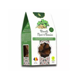 Biscuiti Vegani cu Nuca si Busuioc, 130g, Hiper Ambrozia