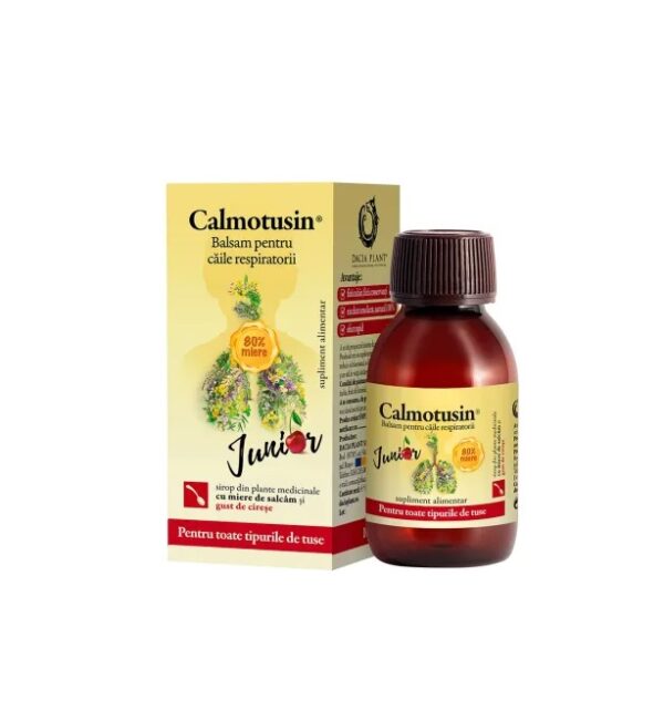 Calmotusin Junior cu Gust de Cirese, 100 ml, Dacia Plant
