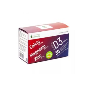 Ca+Mg+Zn + Vitamina D3, 30 Plicuri, Remedia
