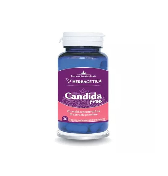 Candida Free, 30 Capsule, Herbagetica