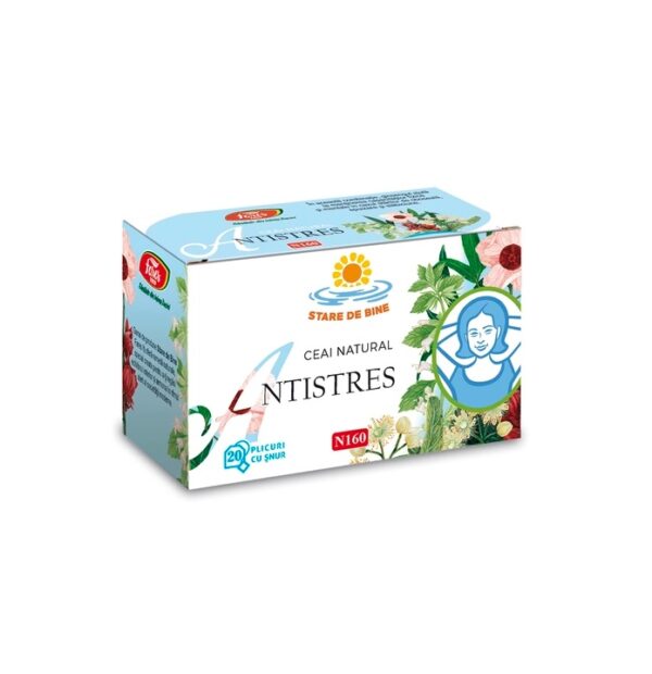 Ceai Antistres, N160, 20 Plicuri, Fares