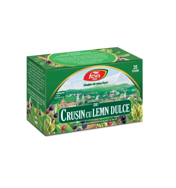 Ceai Crusin cu Lemn Dulce, D81,20 Plicuri, Fares