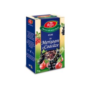 Ceai cu Merisoare si Coacaze, 75 g, Fares