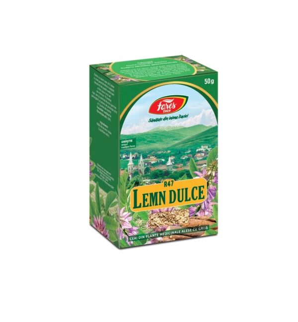 Ceai din Radacina de Lemn Dulce R 47, 50 g, Fares
