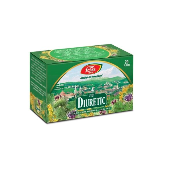 Ceai Diuretic, 20 Plicuri, Fares