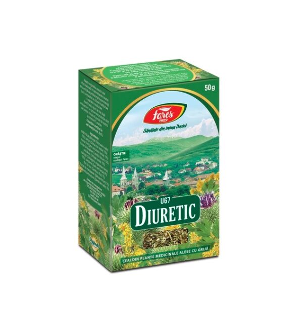 Ceai Diuretic U67, 50 g, Fares